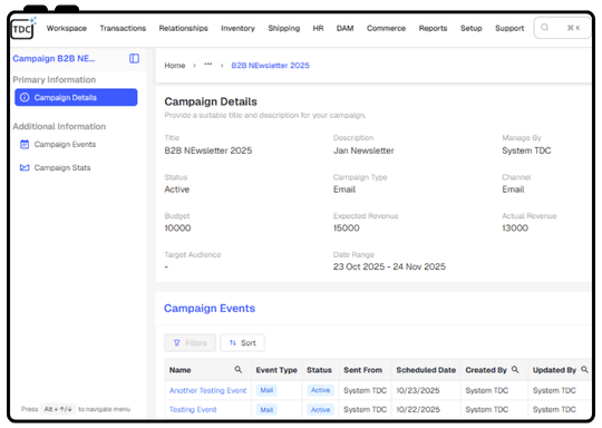 Automated Email Campaign Engine