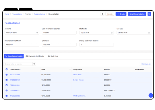 Automated Transaction Matching