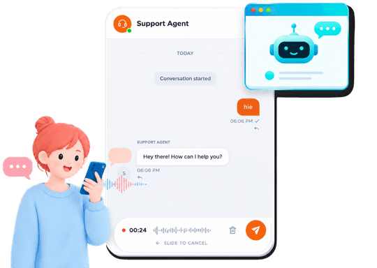 Commerce Chat Voice AI Agent