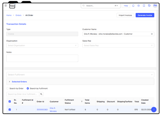 Grouped Invoicing