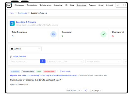 On-Page Product Q&A