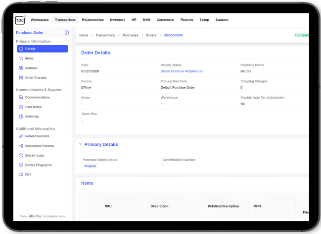 Purchase Management 