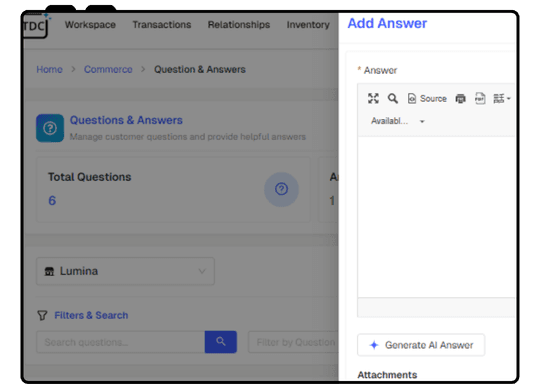 Reviewed & Organized Q&A