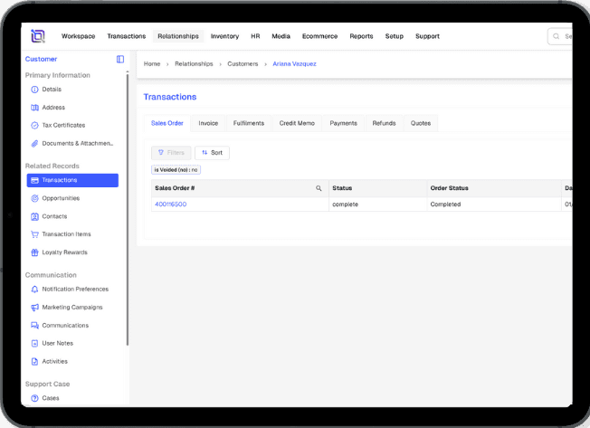 Unified Sales Workflow