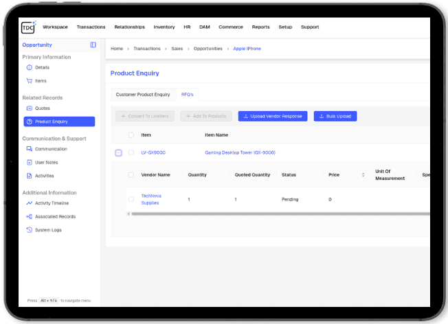 Bid Review Tools