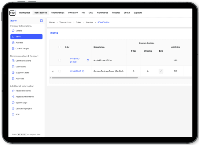 Integrated Approvals