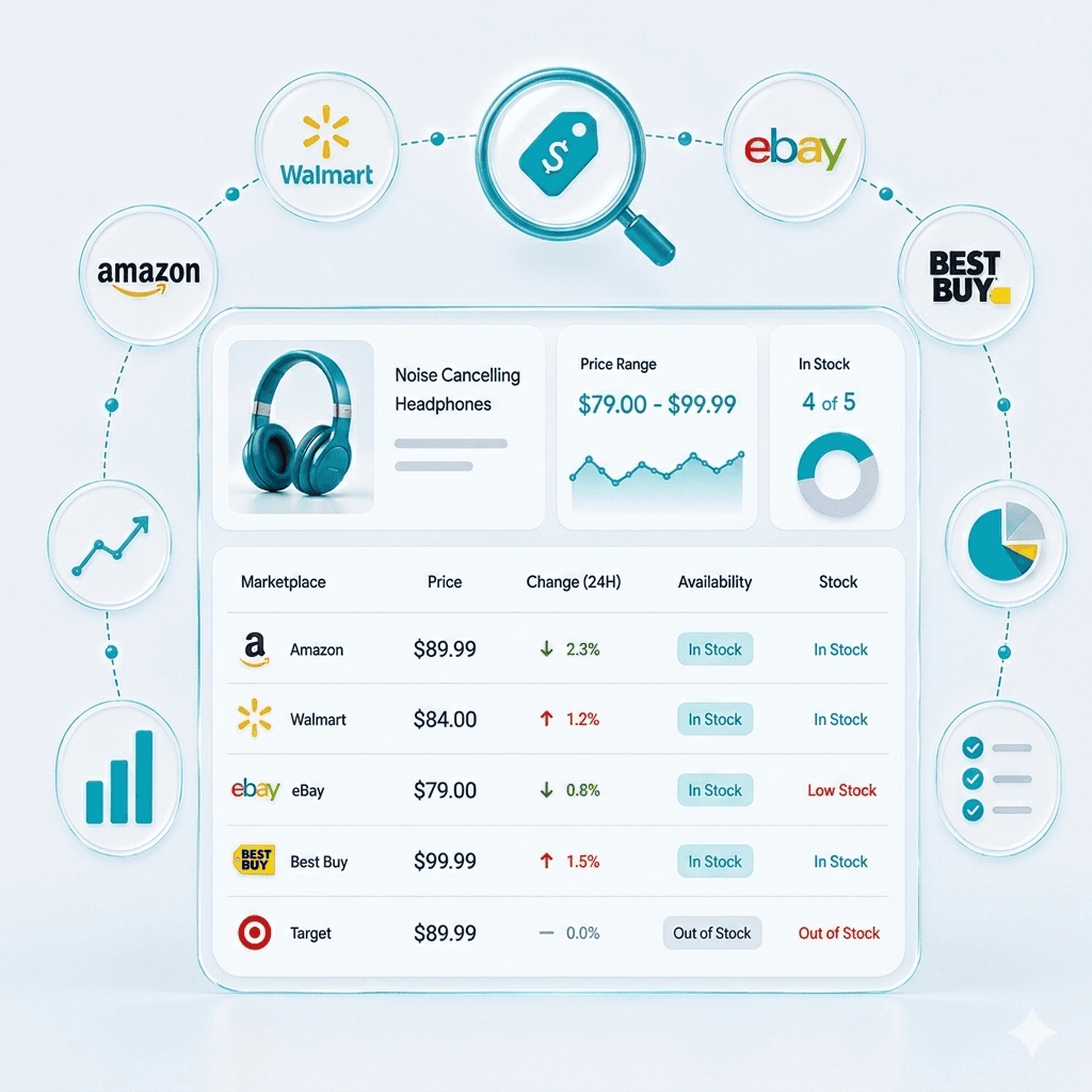 Monitor Pricing Across Marketplaces