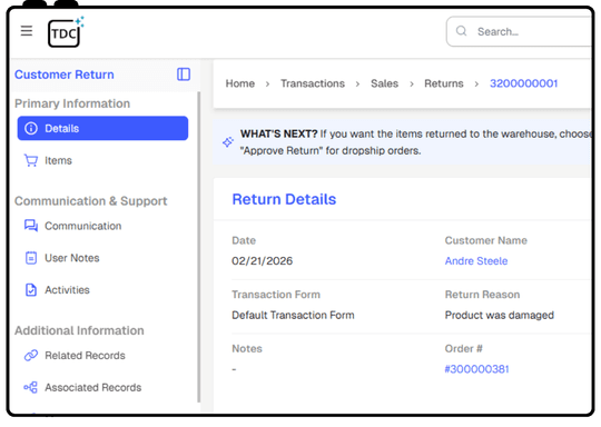 Returns Management