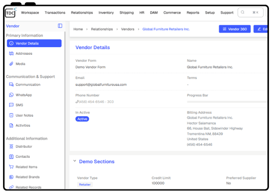 Vendor Management